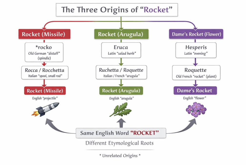 Разные этимологические корни. Не связанные происхождения.