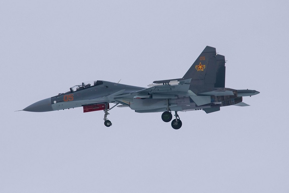    Истребитель Су-30СМ потерпел крушение во время учебных тренировок. Фото: Alexey Korshunov/wikimedia.org
