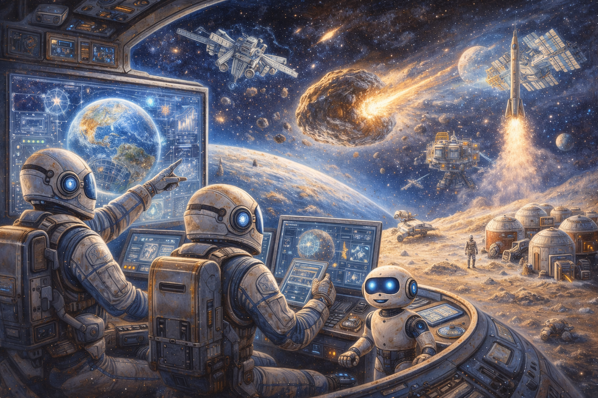 2026: космическая гонка возвращается, но уже с бизнес-планом. Создано ИИ