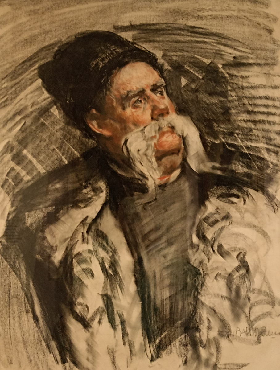 Василий Мешков. Портрет Владимира Гиляровского.