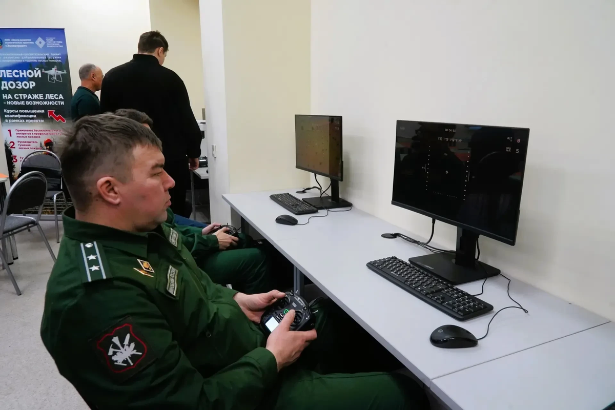     Урманчылар дроннар белән эшләргә өйрәнә