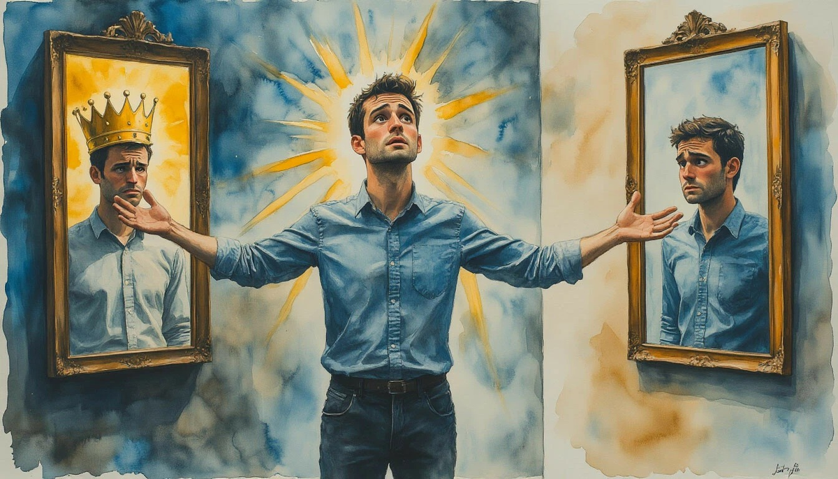 Пока мы выбираем между «хорошей собой» и «плохой собой» — мы воевать будем вечно. Мир наступает, когда мы принимаем обеих.