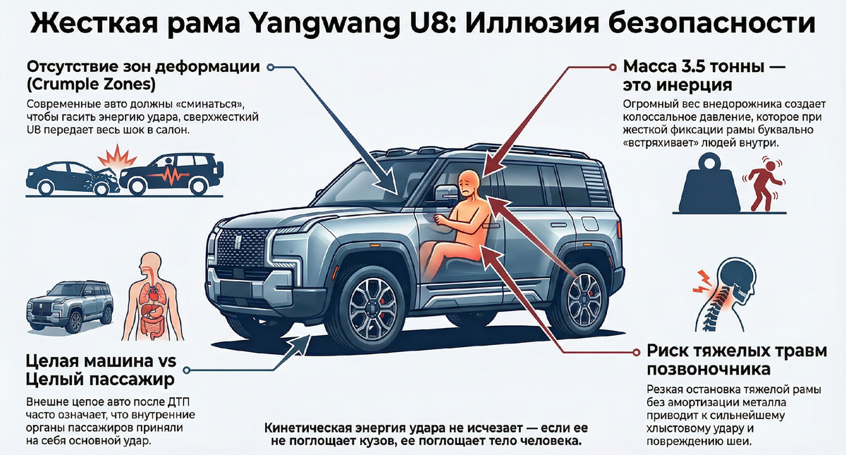 Инфографика: Почему жесткая рама не всегда хорошо