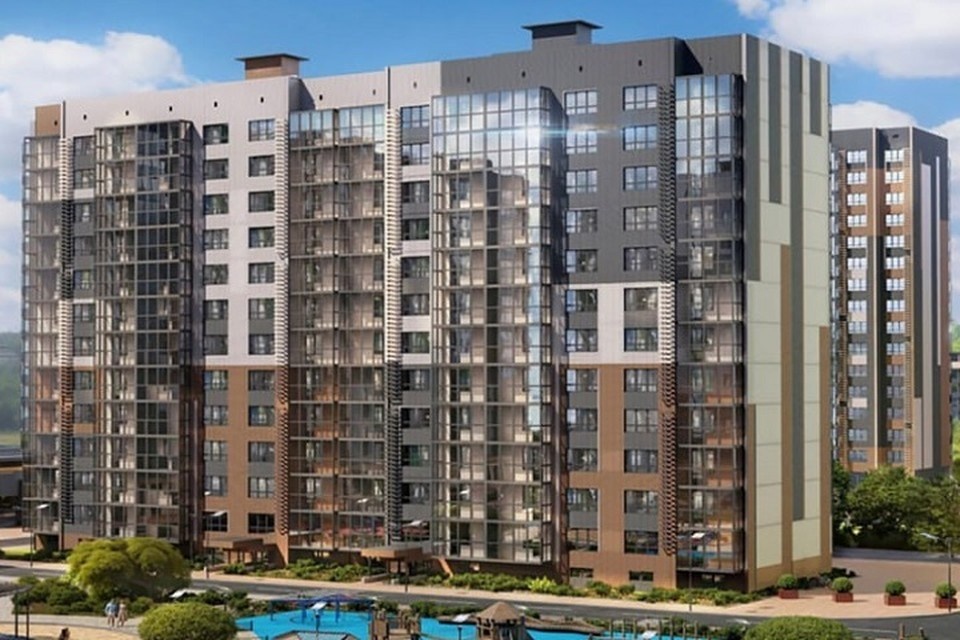    В Мариуполе завершают строительство двух многоэтажек на проспекте Металлургов. Фото: Корпорация развития Донбасса