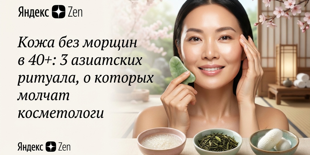 Кожа без морщин в 40+ - 3 азиатских ритуала, о которых молчат косметологи