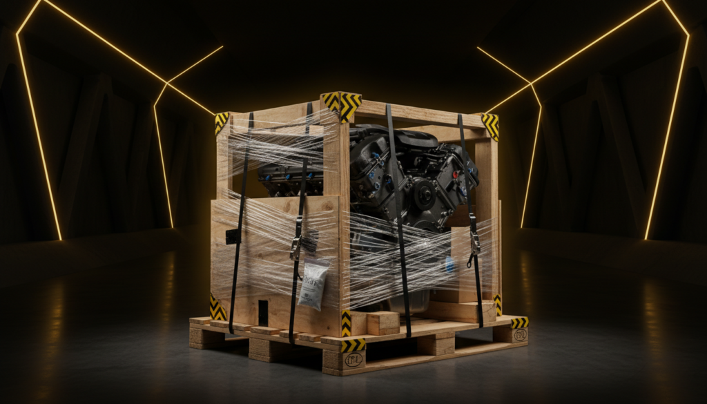    Упаковка двигателя и коробки: безопасно для СТО и автопарков Effix Mall