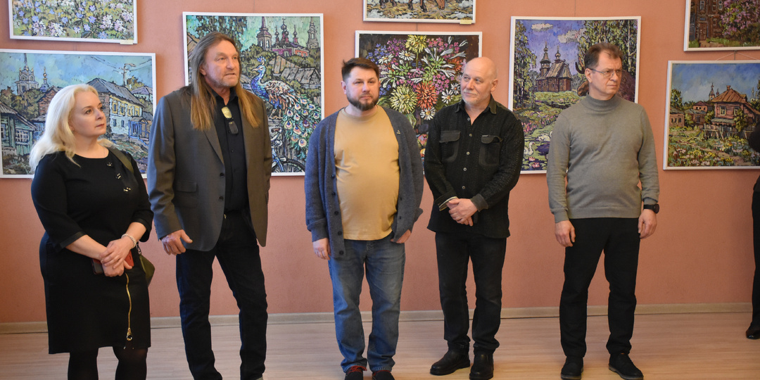 Павел Ганжа: Тула на полотнах художника. Открытие выставки "Цветные проталины"