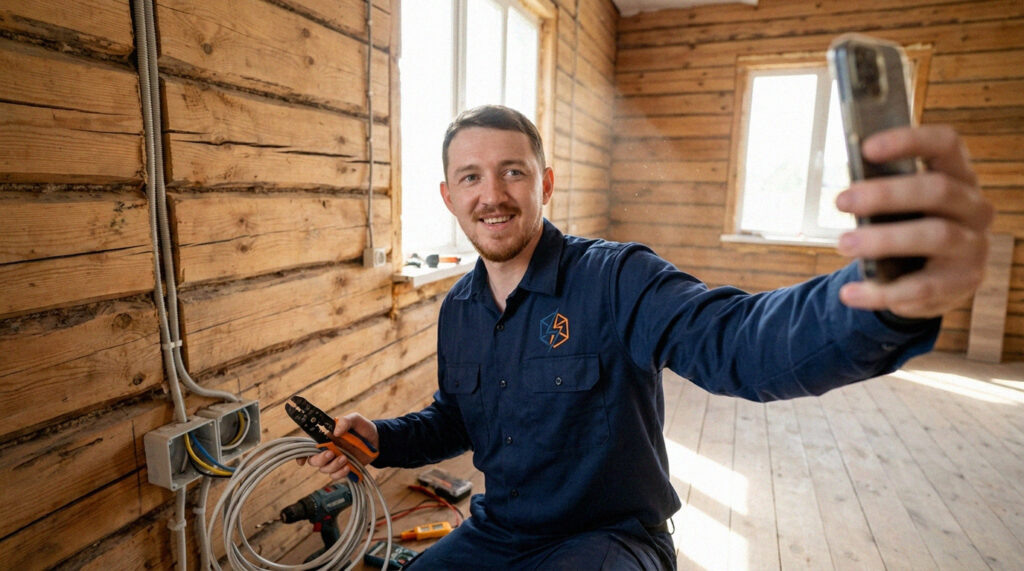    Пример организации премиальных электромонтажных работ без пыли и мусора. 3DElectro