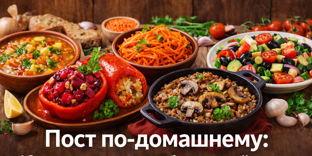 Пост по-домашнему: 10 уютных рецептов без лишней суеты, которые любит вся семья