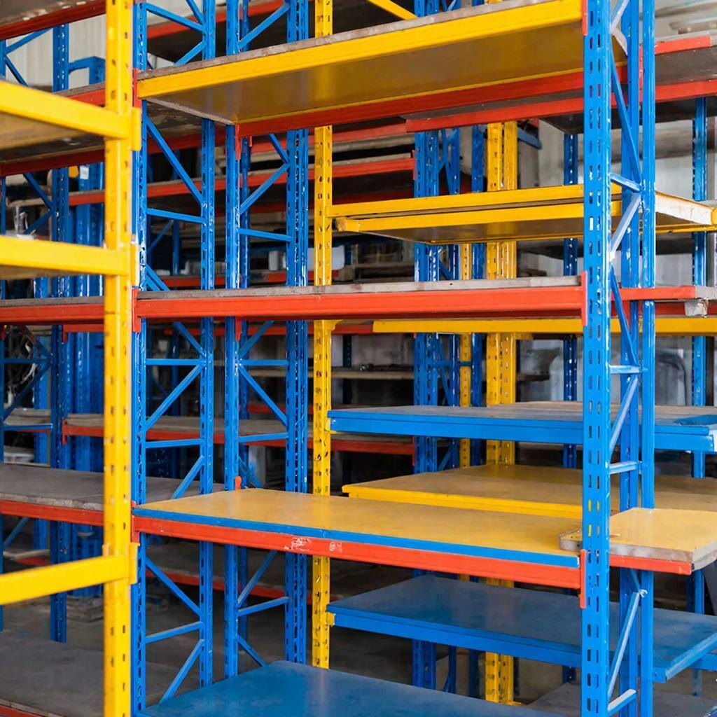 порошковая покраска металлических стеллажей