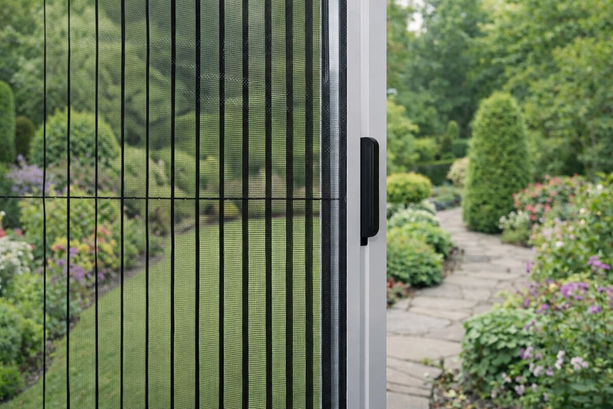 Плиссированная москитная сетка