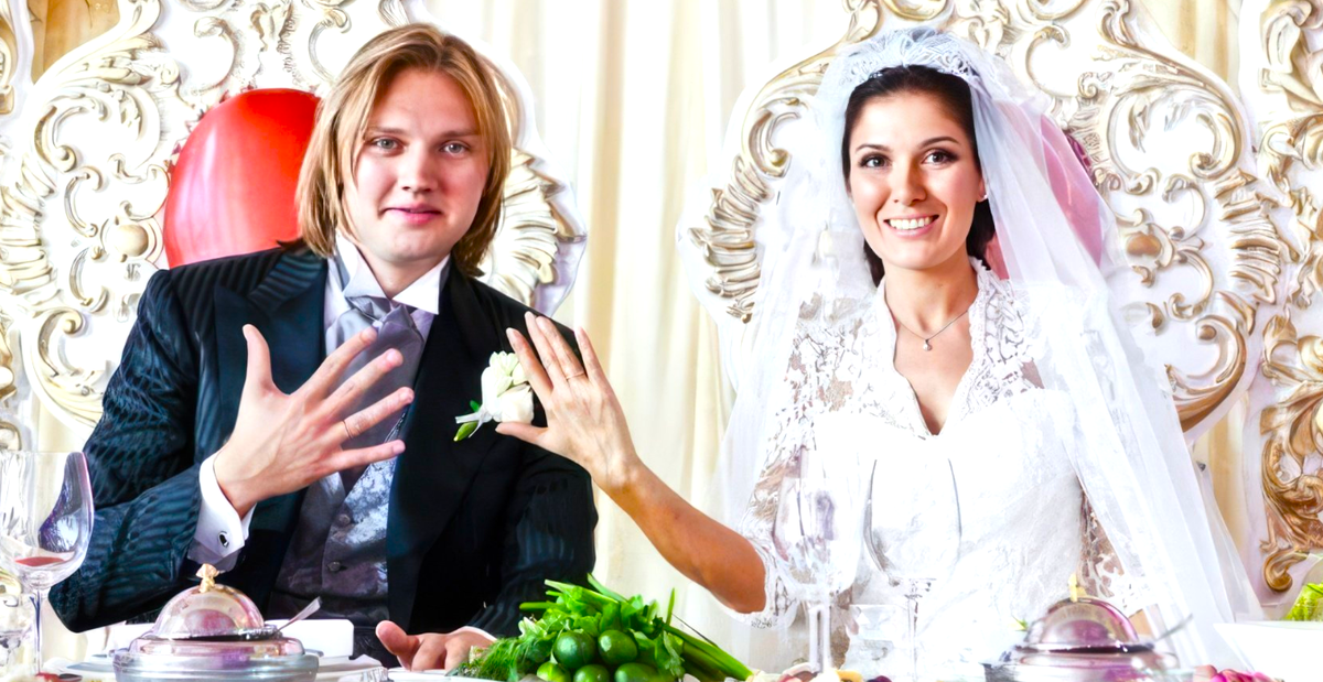 на фото Григорий Костюк и Анжелика Бирюкова 