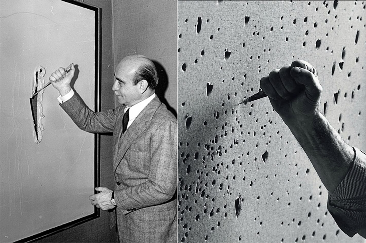 Лусио Фонтана. Источник Pinterest