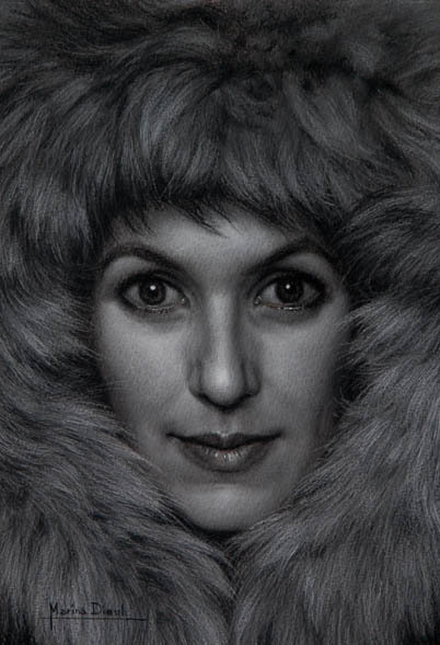 Французская художница Марина Диул