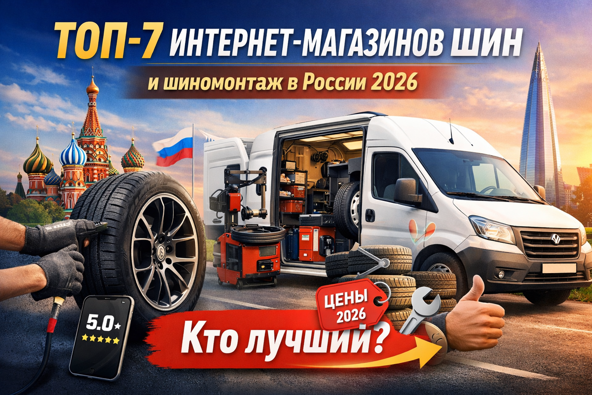 Рейтинг лучших магазинов шин в 2026 году