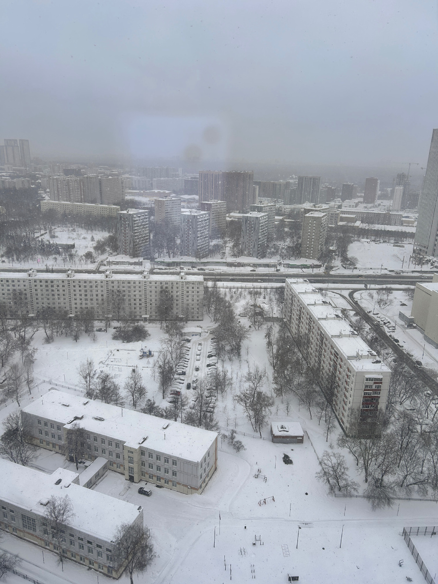 Фото автора. Вид из окна