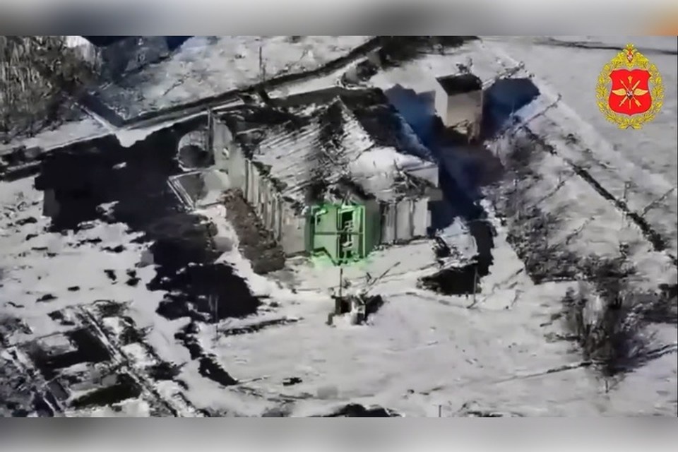    Склад с дронами ВСУ - в перекрестии прицела. Фото: Минобороны России