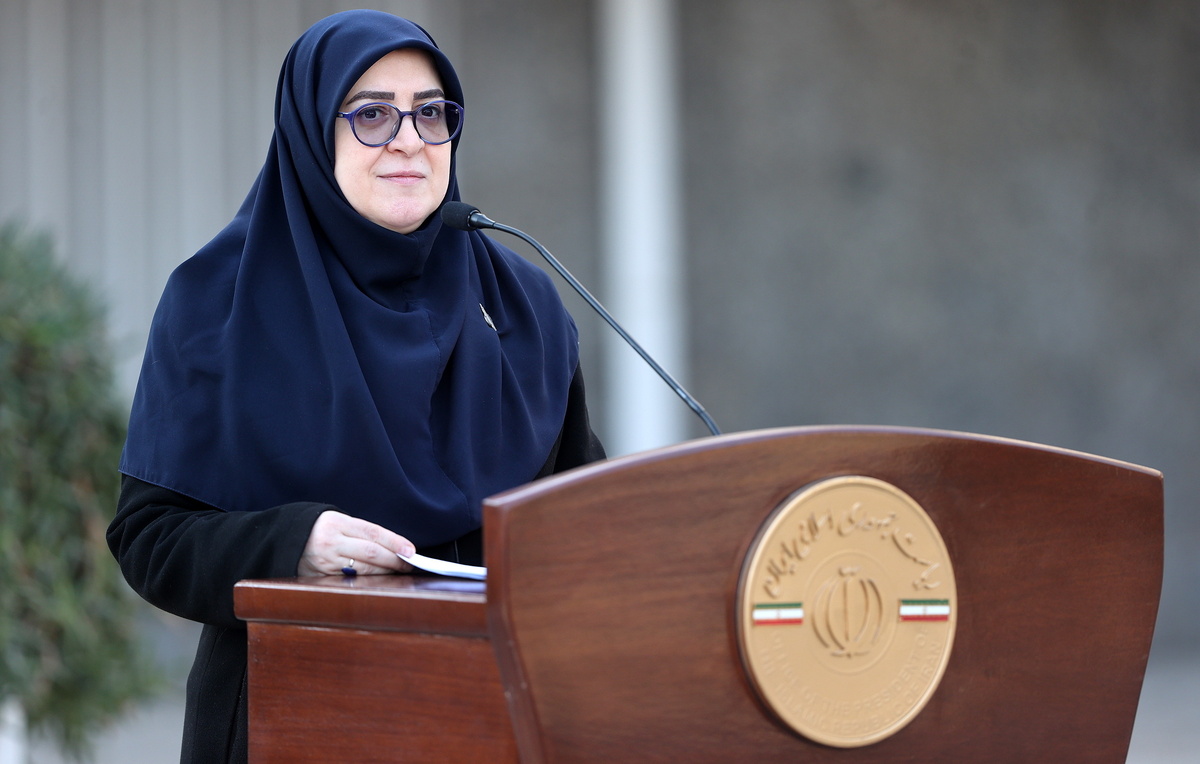    Официальный представитель правительства Ирана Фатеме Мохаджерани  ZUMA Press Wire via Reuters Connect