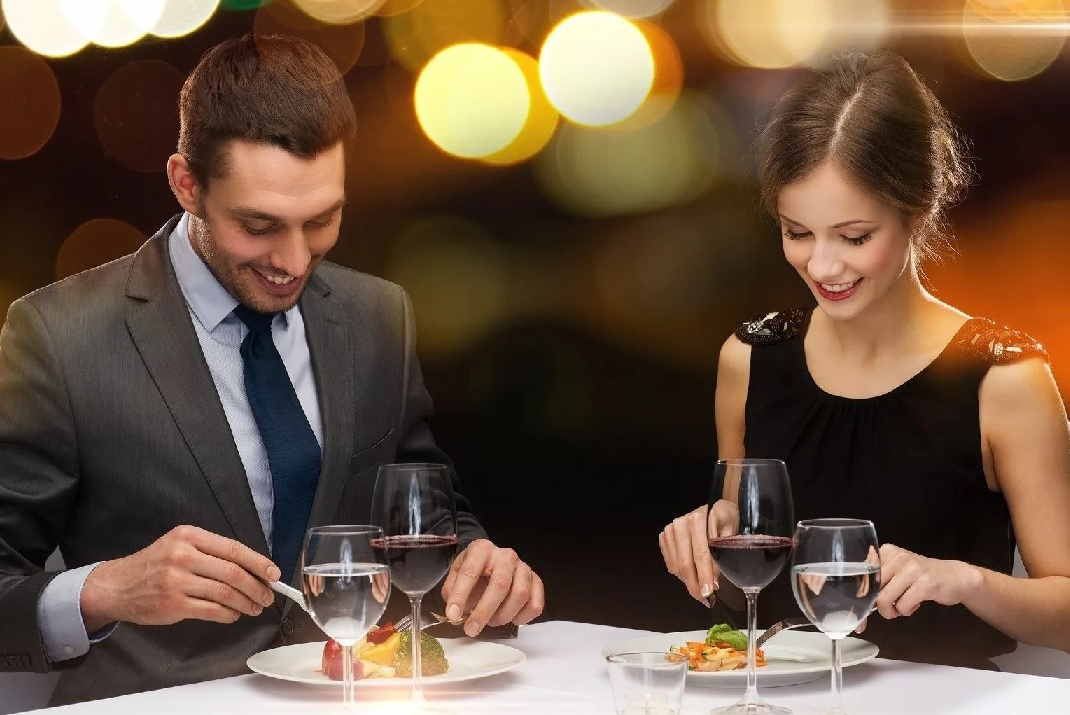 в ресторане