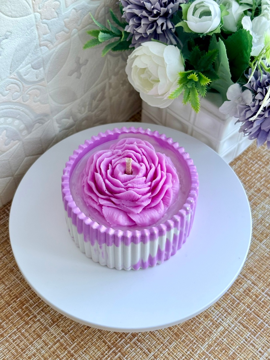 Мини-коллекция свечей с ароматом лаванды