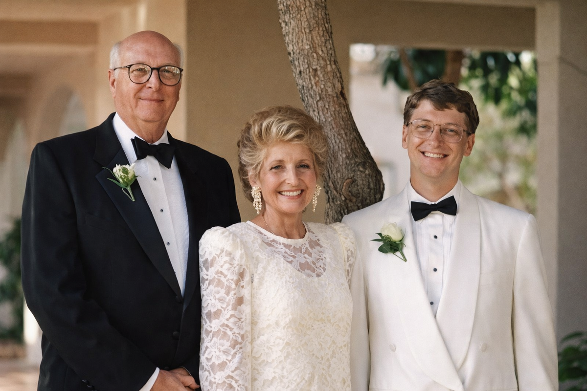 Билл Гейтс с родителями