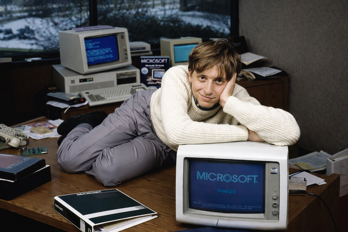 Билл Гейтс в молодые годы