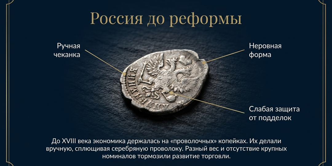 Монеты эпохи Петра I: денежная революция России