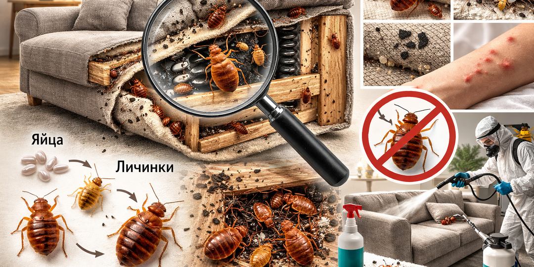 Домашние клопы в диване