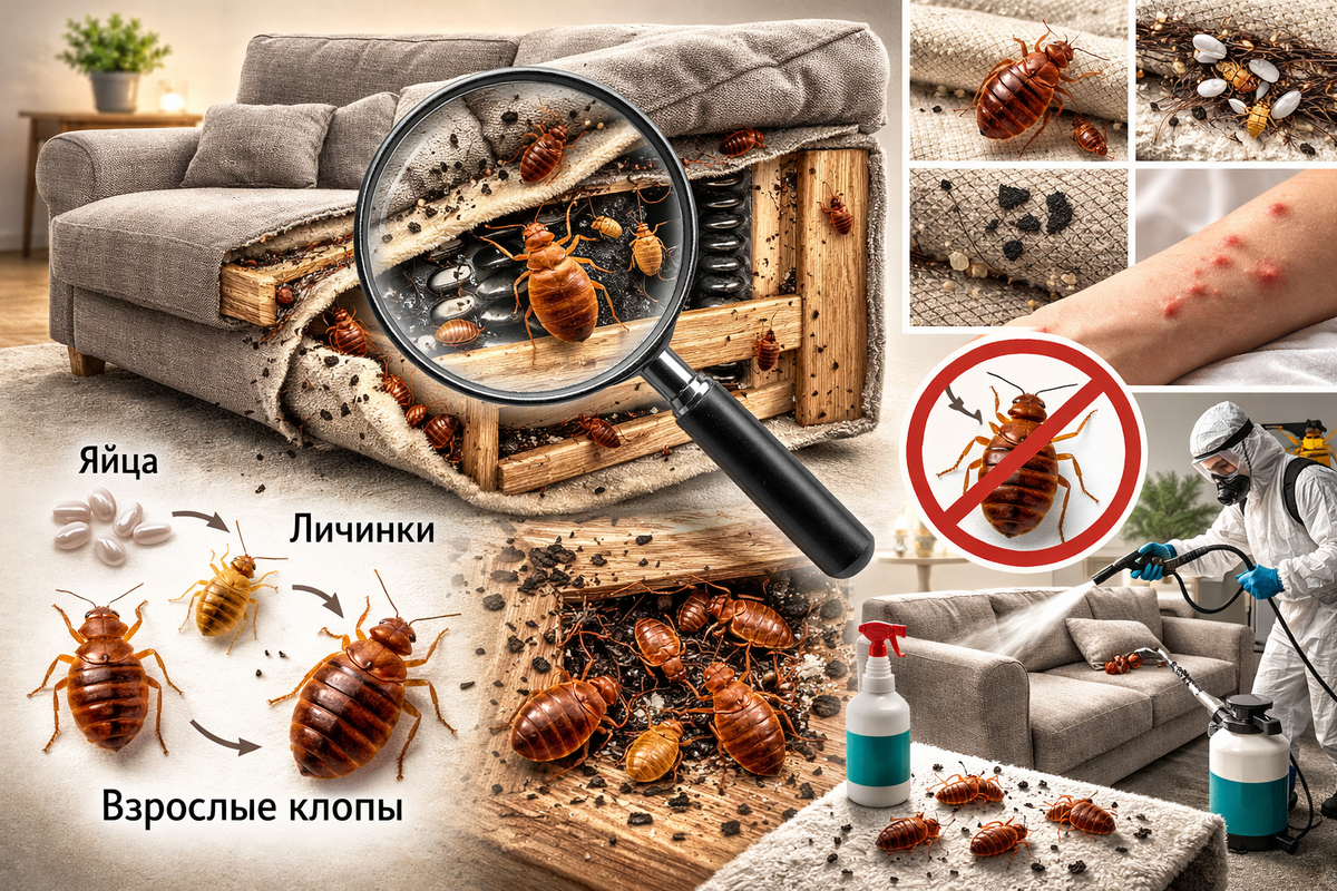 Клопы в диване