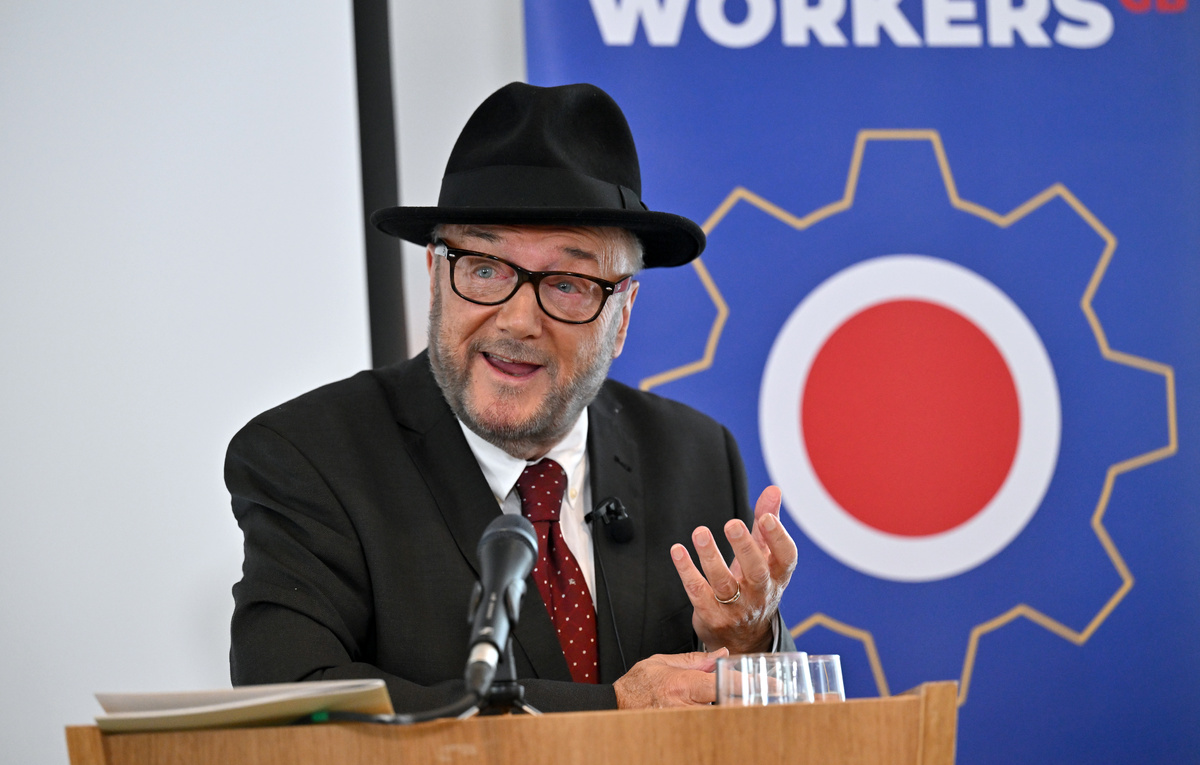    Лидер Рабочей партии Великобритании Джордж Гэллоуэй  Anthony Devlin/Getty Images