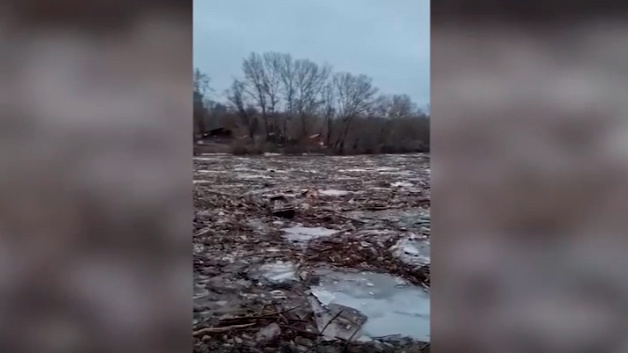    Венгрия река Тиса мусор с Украины