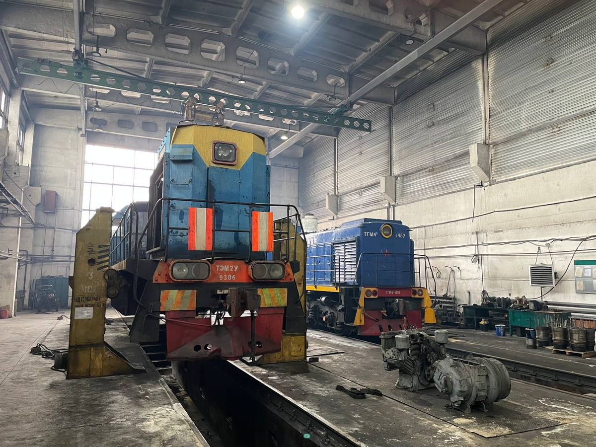 Ремонт маневровых тепловозов на площадке «Рейл Сервис Локо» в Старом Осколе. Источник: Сергей Белов/ROLLINGSTOCK