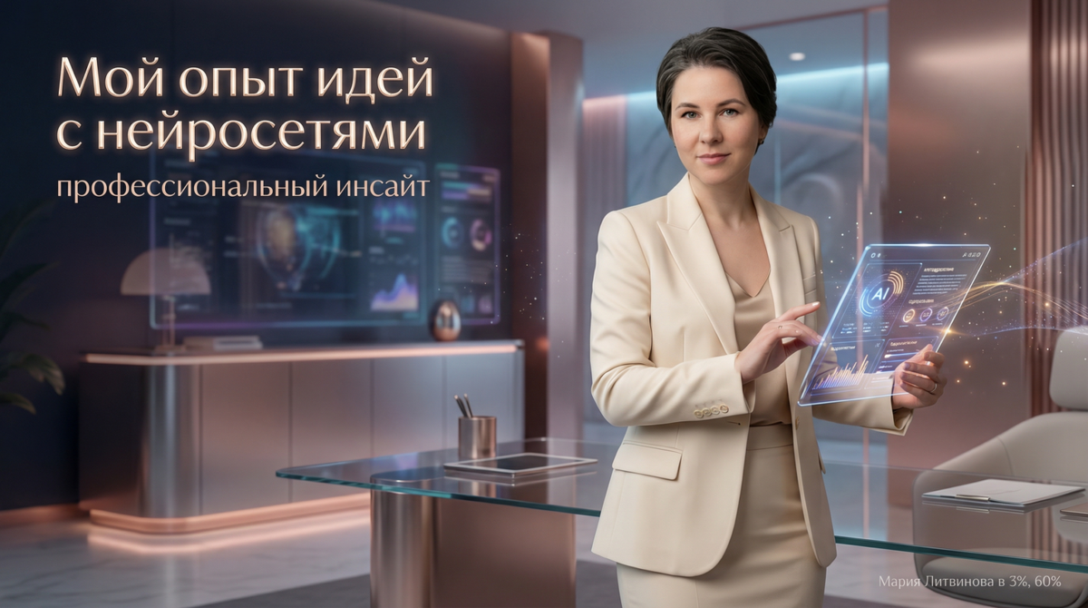    Исходный заголовок как отправная точка: практическое применение ИИ — Автор: Мария Литвинова Мария Литвинова