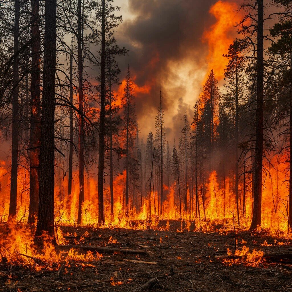ФОТО ЛЕСНОЙ ПОЖАР