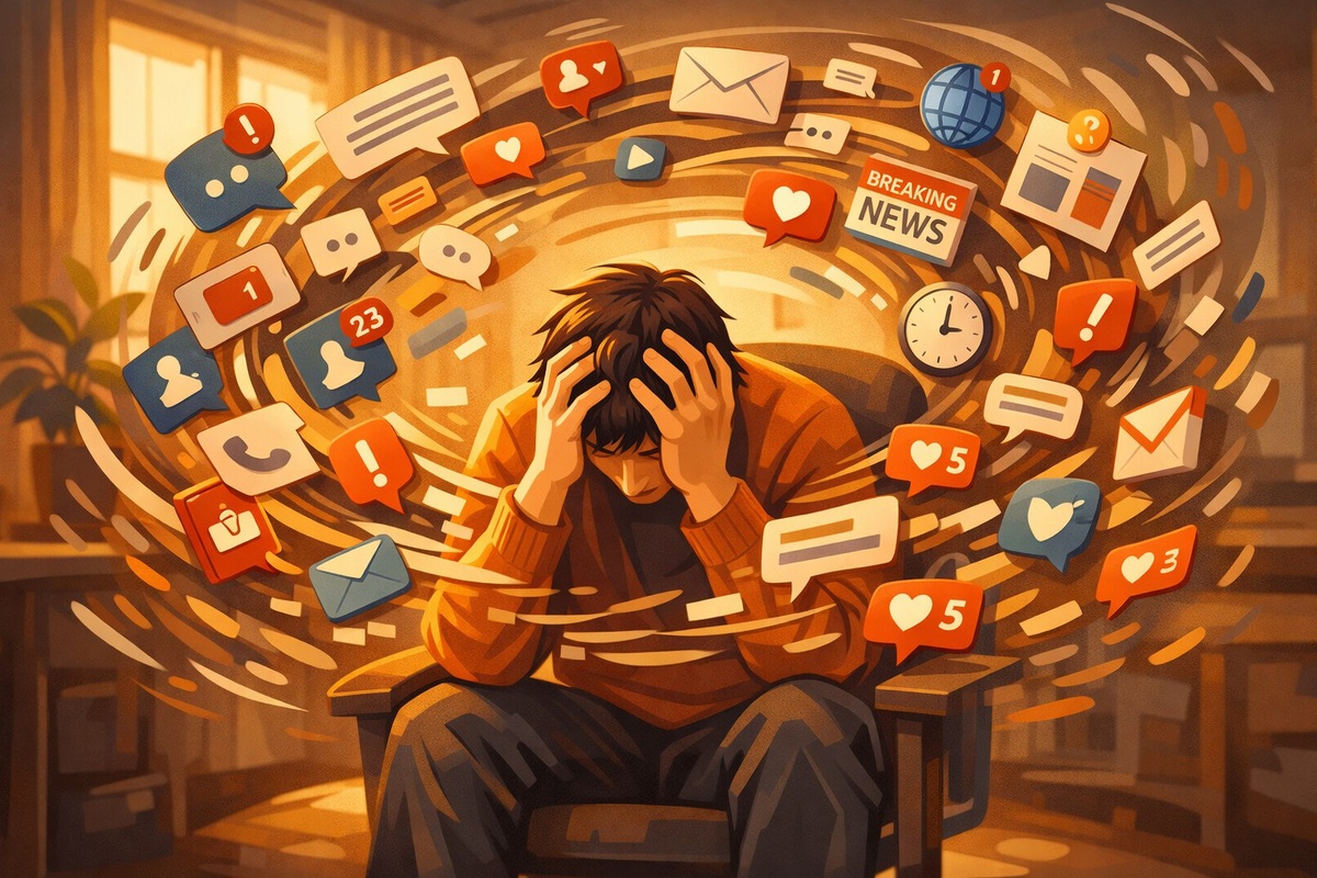 За день мы перерабатываем столько же информации, сколько человек 16 века — за год