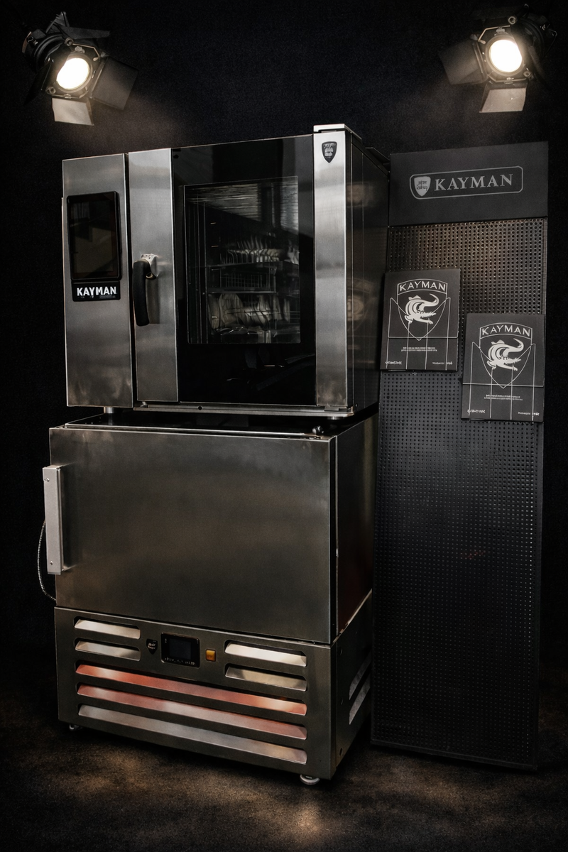 Колонна Пароконвектомат Kayman Су‑шеф Про ПКЭ‑6И‑ПР +Шкаф шоковой заморозки Kayman Стужа ШШЗ‑5