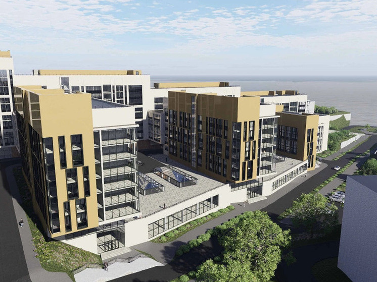     Русский остров меняется: ДВФУ строит новый кампус. фото: двфу