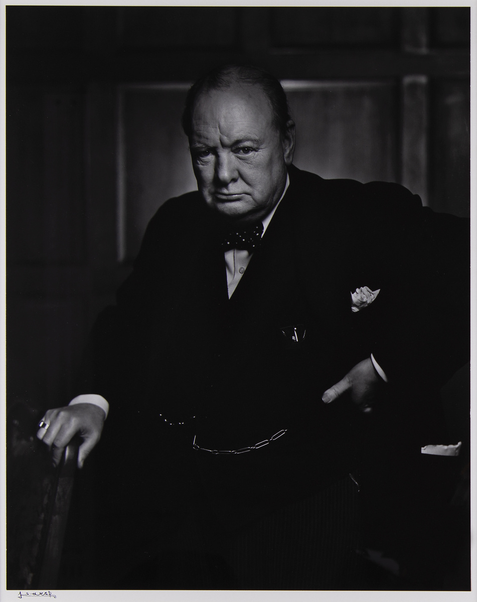 Yousuf Karsh ─ Winston Churchill ─ «The Roaring Lion»