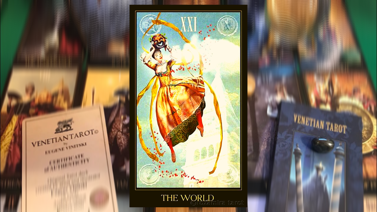 Мир. Photo «Venetian Tarot» Eugene Vinitski