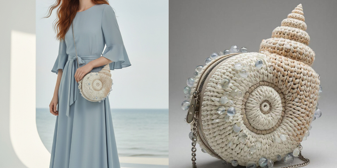 Вязаная сумка для русалки: идеи дизайна