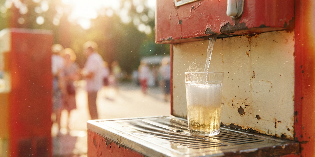 Я попытался объяснить внуку, что такое газировка из автомата за 3 копейки. Он посмотрел на меня, как на живого динозавра.