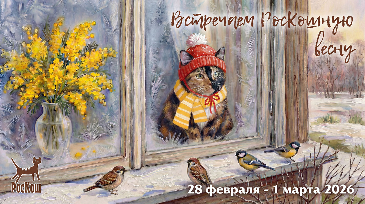 Друзья! 28 февраля и 1 марта мы с Росей ждём вас в гости! ТРЦ Гудзон, Каширское шоссе, 14, с 11 до 17 часов, вход свободный