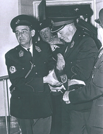 Ганс ван Зон в зале суда. Фото из открытых источников.