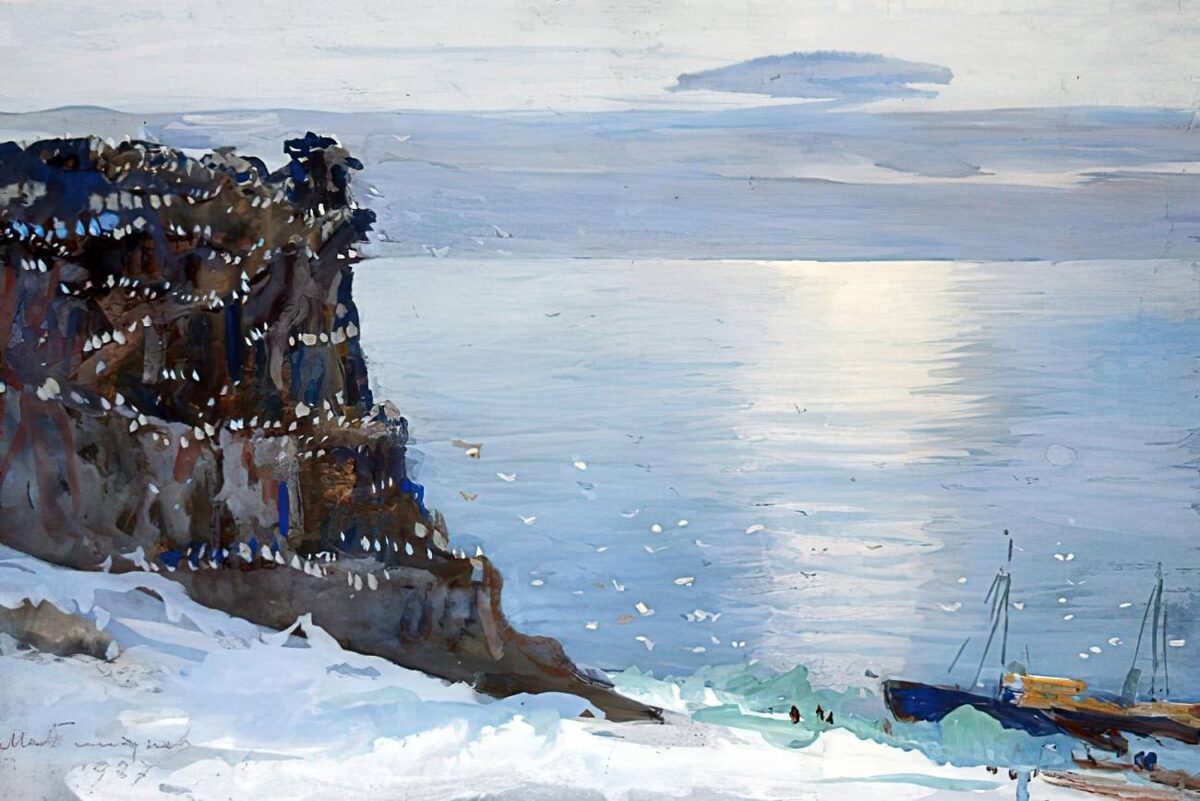     Михаил Платунов. Арктика, остров Рудольфа. 1937   
undefined