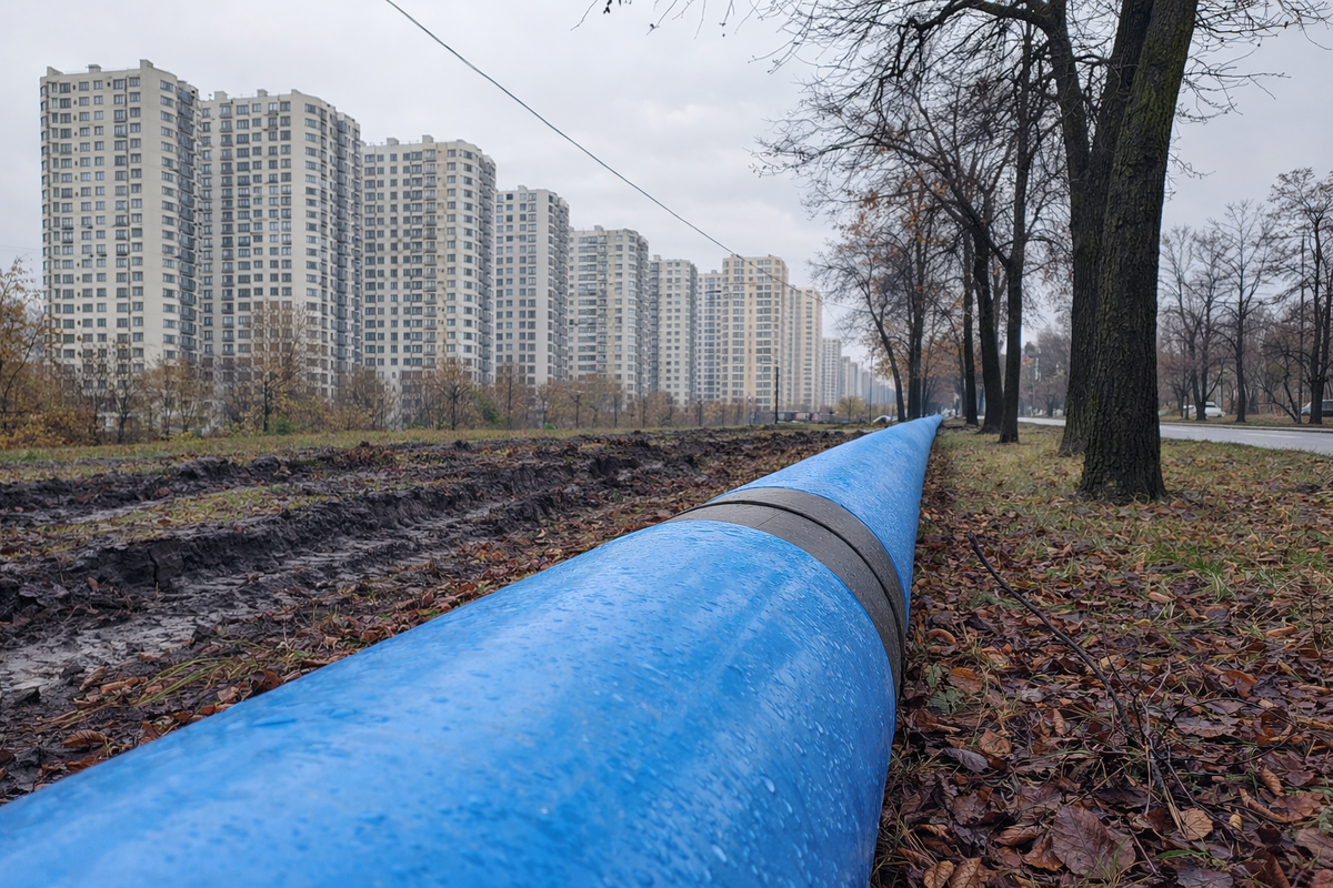 Многослойная напорная труба ИКАПЛАСТ ПЭ100-RC