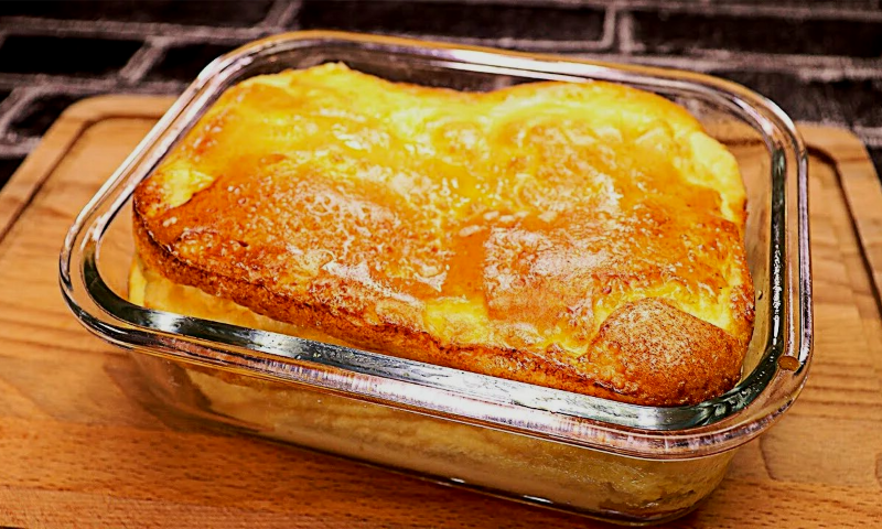 Пышнй омлет в духовке