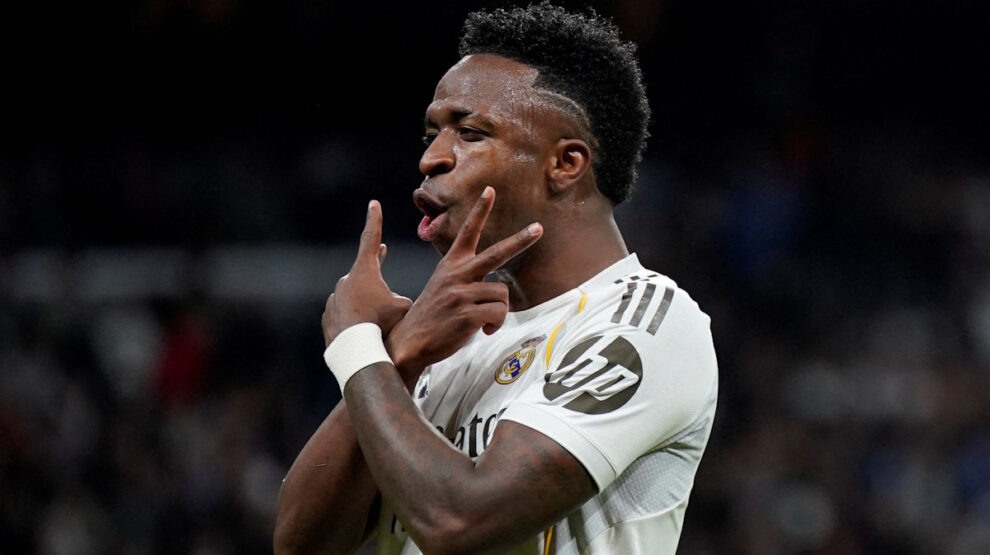    Винисиус Жуниор готов к матчу с «Бенфикой» в Лиге Чемпионов. Фото: REUTERS/Ana Beltran TPX IMAGES OF THE DAY