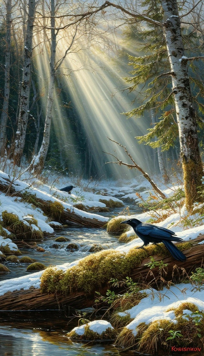 Весенний лес.