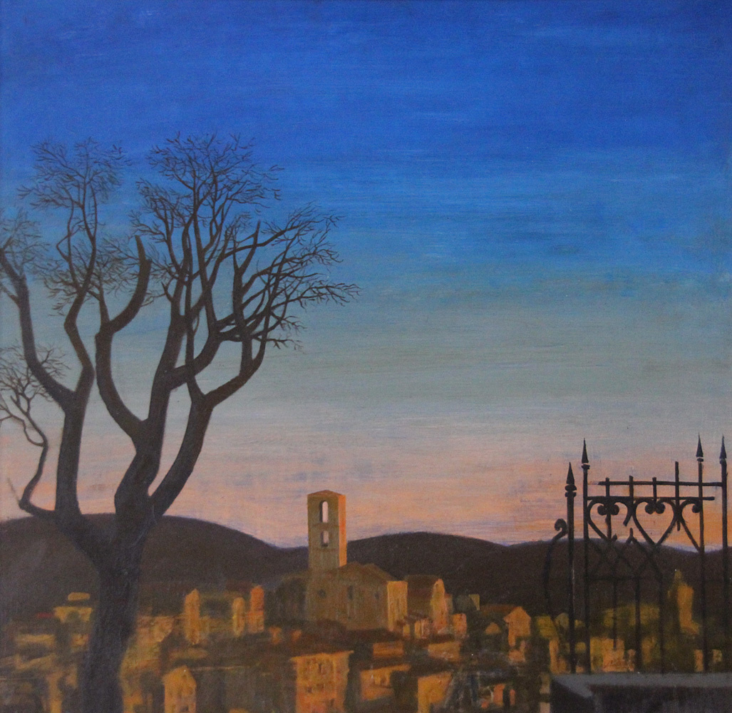 © Всеволод Акцынов. Пейзаж. Холст, масло. 90 х 90см.