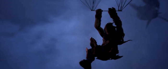 Gif картинка "Стикс возвращается на свой цеппелин"